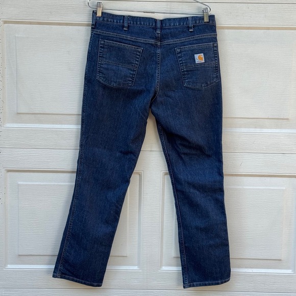 Carhartt Denim - Carhartt Relaxed Fit Jeans Women 12R Dark Wash NWOT Durable Cotton Blend Denim